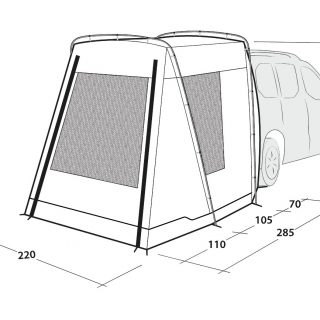 Outwell Dunecrest Rear Micro Camper Awning (3)