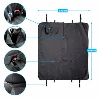 Dog Hammock Vehicle Rear Seat Protection Cover 4