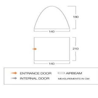 Vango Free Standing Bedroom Plan