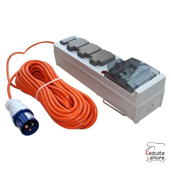 Outdoor Revolution 5 Way Mobile Mains Unit 15m Cable