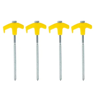 20 Piece Screw in Threaded HD Ground Rock Peg Set - Image 3