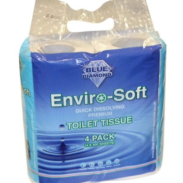 Blue Diamond Enviro-Soft Toilet Tissue 4 Pack