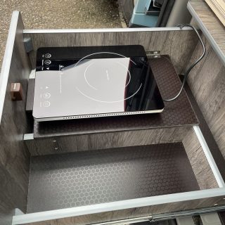 Induction Cooker in Redcote Leisure Vario Micro Camper