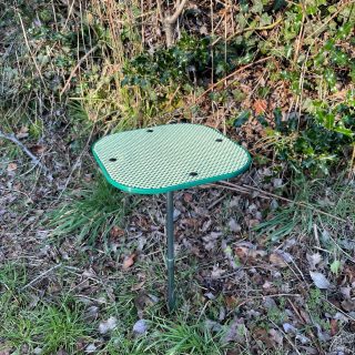 Stick Table with Non-slip Top in Green (1)
