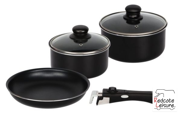 Athena Aluminium Non Stick 6 Piece Induction Cookware Set