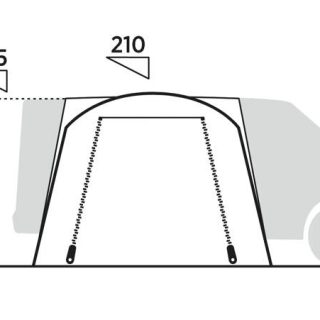 Easy Camp Utne Side Micro Camper Awning Side