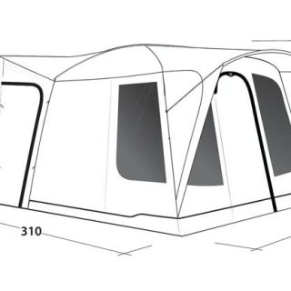 Outwell Pine Hills Side Micro Camper Awning 5