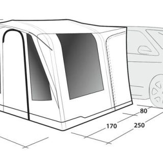 Outwell Santa Monica Air Side Micro Camper Awning 4