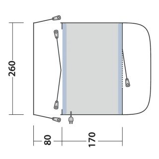 Outwell Santa Monica Air Side Micro Camper Awning Plan