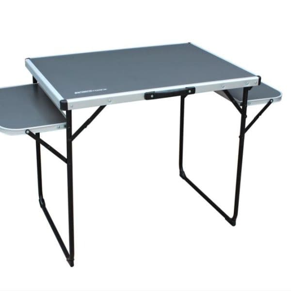 Outdoor Revolution Aluminium Top Camping Table With Folding Side Tables