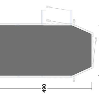 Outwell Montana 4 Air Footprint Groundsheet 1