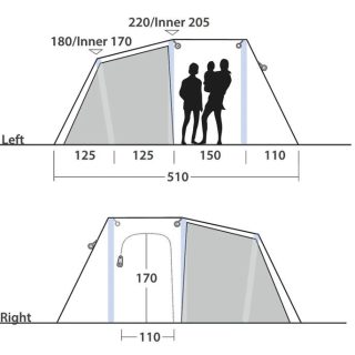 Outwell Montana 4 Air Tent