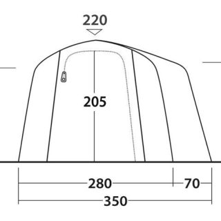 Outwell Montana 4 Air Tent 8