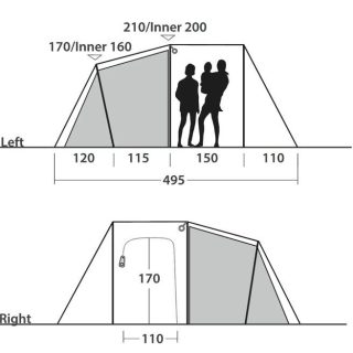 Outwell Nevada 4 Tent 10