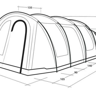 Outwell Phoenix 6+2 Tent 4