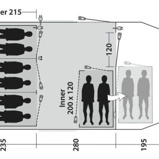 Outwell Phoenix 6+2 Tent 7