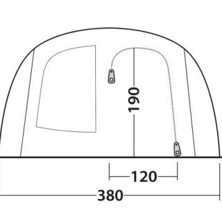 Outwell Phoenix 6+2 Tent 9