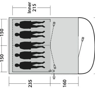 Outwell Sky 5 Tent 5