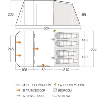 Vango Savannah 400 Tent