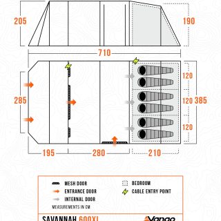 Vango Savannah 600 XL Tent (34)