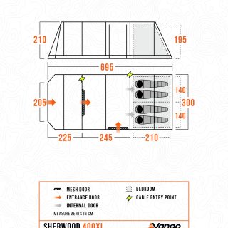 Vango Sherwood 400XL Tent (47)