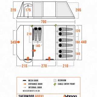 Vango Sherwood 600XL Tent (48)