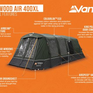 Vango Sherwood Air 400XL Tent (46)