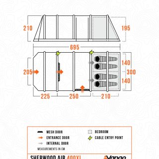 Vango Sherwood Air 400XL Tent (49)