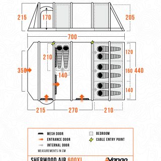 Vango Sherwood Air 600XL Tent (48)