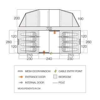 Vango Tacoma 800 XL Tent