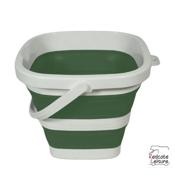 Pack and Go 5 Litre Collapsible Square Bucket with Handle