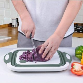 Pack and Go Collapsible Sink with Cutting Board 2