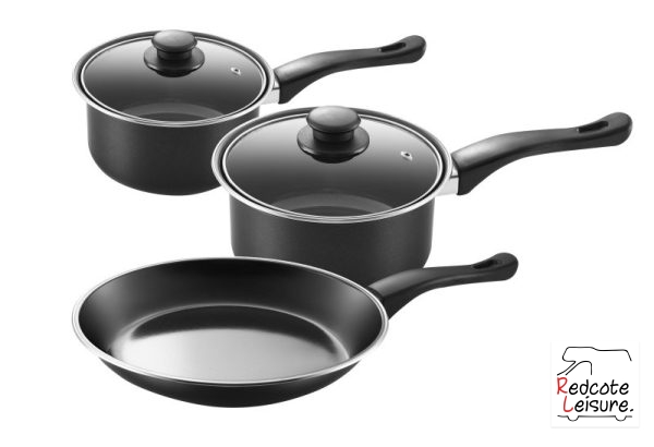 Aurora Non-Stick 5 Piece Cookware Set