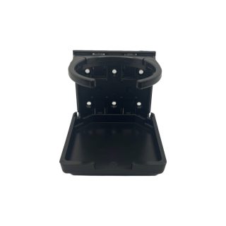 BLACK Adjustable Folding Drink Holder 2