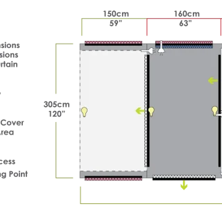 Zempire Evo TM V2 Inflatable Air Tent Floorplan