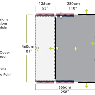 Zempire Evo TXL V2 Inflatable Air Tent Floor Plan