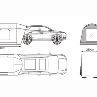Camptech Adelaide Rear Car Tent - Image 5