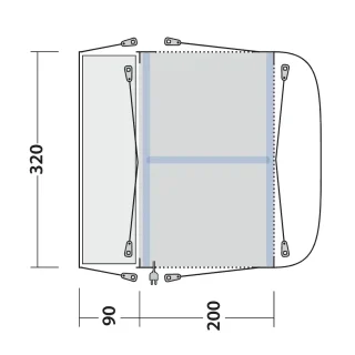Outwell Park PowerAir Cozy Carpet - Image 8