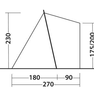 Outwell Sand Van (Rear Fitting including Barn Doors) Campervan Awning - Image 11