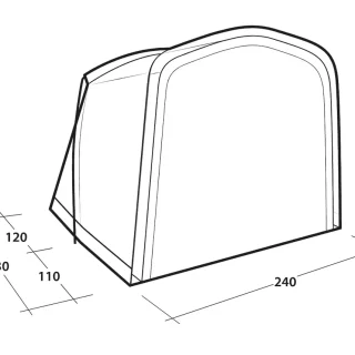 Outwell Sleep Annexe Cross PowerAir - Image 7