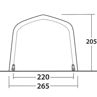 Outwell Sleep Annexe Cross PowerAir - Image 9