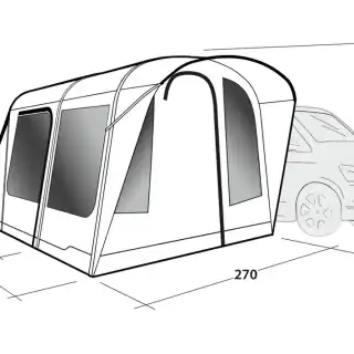 Outwell Wolfburg Air Side Campervan Awning - Image 11