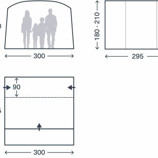 2026 Kampa Traverse Low Side Campervan Awning - Image 3