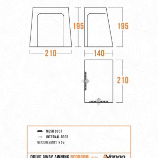 Vango Drive Away Awning Bedroom BR001 - Image 4