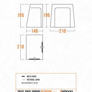 Vango Drive Away Awning Bedroom BR001 - Image 3