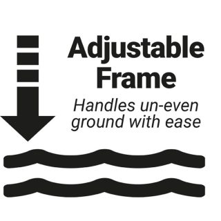 Quest Falcon Pro 390 Poled Caravan Porch Awning - Image 8