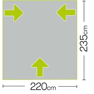 Quest Falcon Pro 220 Poled Caravan Porch Awning - Image 5