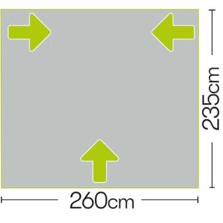Quest Falcon Pro 260 Air Caravan Porch Awning - Image 6