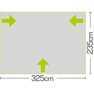 Quest Falcon Pro 325 Air Caravan Porch Awning - Image 6