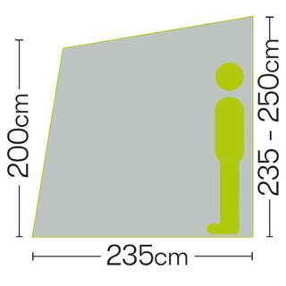 Quest Falcon Pro 390 Air Caravan Porch Awning - Image 5